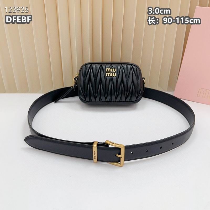 Miumiu belt 30mmX90-115cm 8L (70)